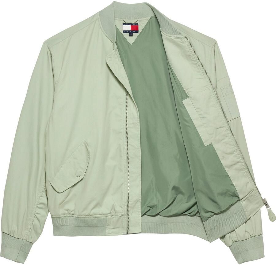 TOMMY JEANS Bomberjack TJM COTTON BOMBER JACKET Pilotenjack vrijetijdsjack overgangsjas opstaande kraag lichtgewicht - Foto 3