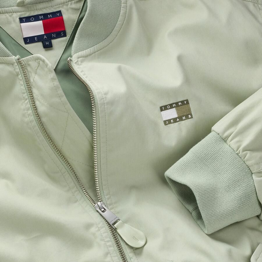 TOMMY JEANS Bomberjack TJM COTTON BOMBER JACKET Pilotenjack vrijetijdsjack overgangsjas opstaande kraag lichtgewicht - Foto 2