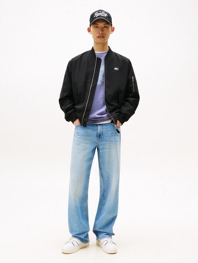 TOMMY JEANS Bomberjack TJM COTTON BOMBER JACKET Pilotenjack vrijetijdsjack overgangsjas opstaande kraag lichtgewicht - Foto 3