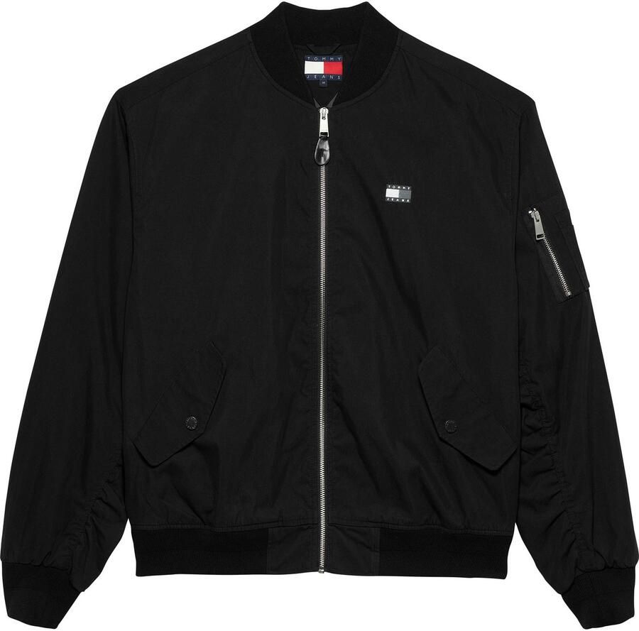 TOMMY JEANS Bomberjack TJM COTTON BOMBER JACKET Pilotenjack vrijetijdsjack overgangsjas opstaande kraag lichtgewicht - Foto 2
