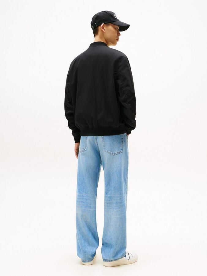 TOMMY JEANS Bomberjack TJM COTTON BOMBER JACKET Pilotenjack vrijetijdsjack overgangsjas opstaande kraag lichtgewicht - Foto 4