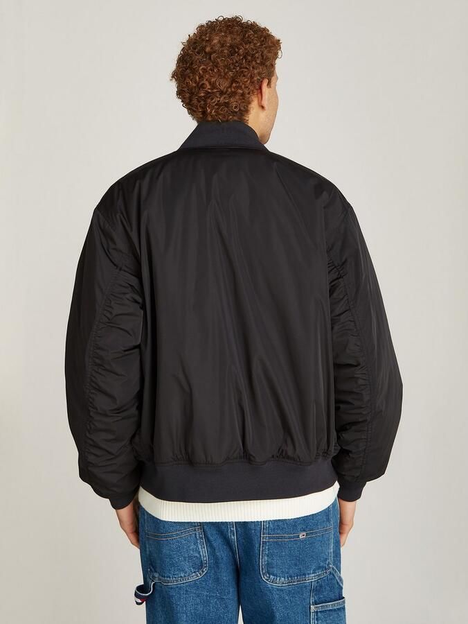 Tommy Jeans Plus Bomberjack TJM ENTRY BOMBER EXT Grote maten met logopatch - Foto 4