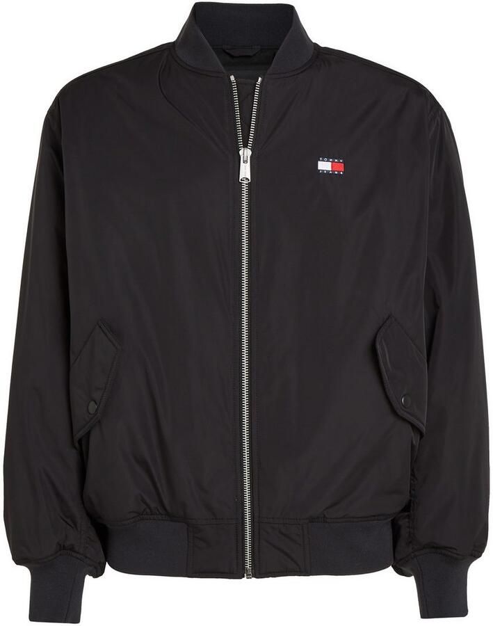 Tommy Jeans Plus Bomberjack TJM ENTRY BOMBER EXT Grote maten met logopatch