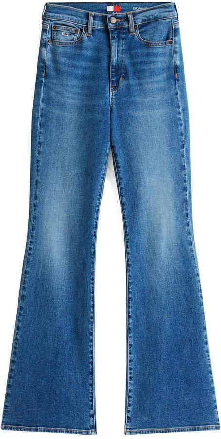 TOMMY JEANS Bootcut jeans SYLVIA HGH FLR BI1267 Wijd pijpform en logo borduursel op de achterzak - Foto 8