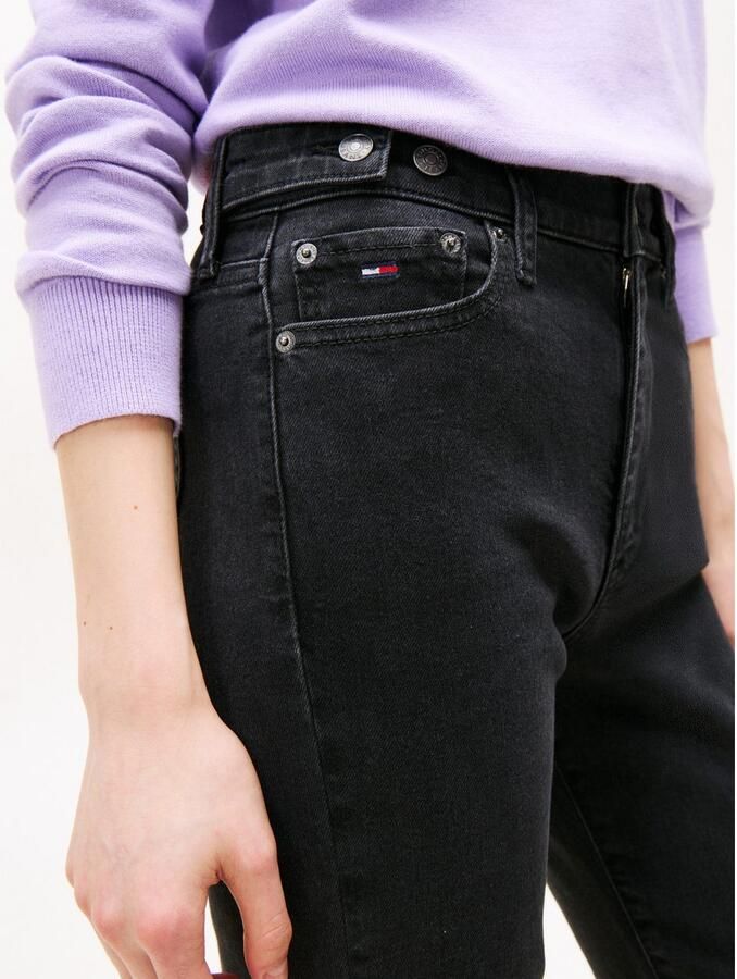 TOMMY JEANS Bootcut jeans SYLVIA HGH FLR Wijd pijpform en logo borduursel op de achterzak - Foto 2