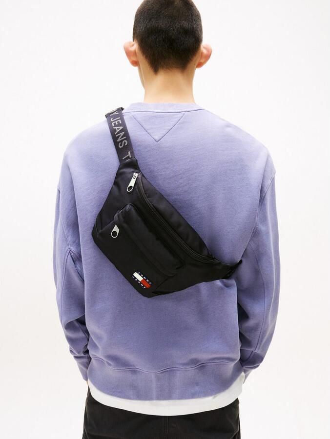 TOMMY JEANS Buiktasje TJM ESS DAILY BUMBAG heren crossbody minibag met twee ritssluitingzakken - Foto 3