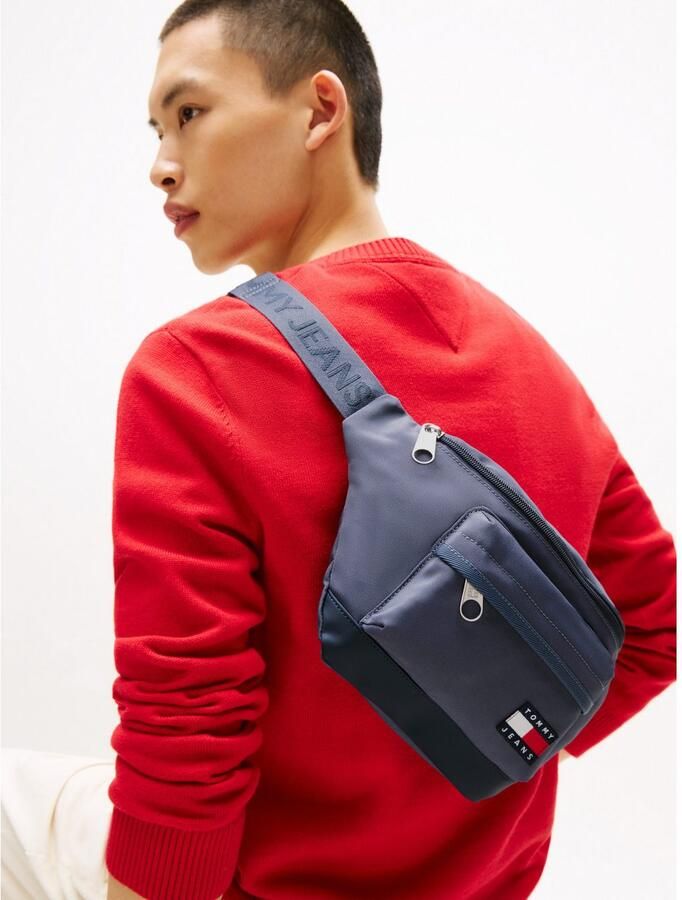 TOMMY JEANS Buiktasje TJM ESS DAILY BUMBAG heren crossbody minibag met twee ritssluitingzakken - Foto 2