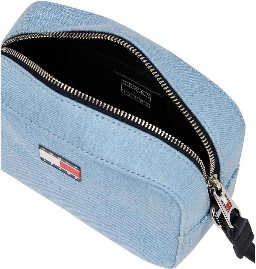 TOMMY JEANS Camerazak TJW ESS MUST CAMERA BAG DENIM dames schoudertas handtas mini tas met logovlag