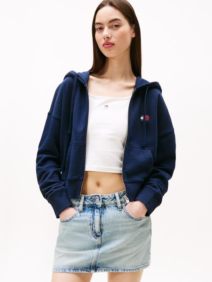 TOMMY JEANS Capuchonsweatvest TJW BXY CRP ZIP THRU HOODIE - Foto 4