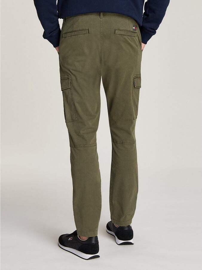 TOMMY JEANS Cargobroek TJM AUSTIN LIGHTWEIGHT CARGO met geborduurd merklogo boven de achterzak - Foto 2