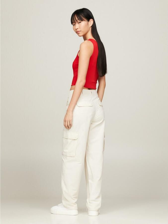 TOMMY JEANS Cargobroek TJW HARPER HR CARGO PANT met grote opgestikte zakken - Foto 7