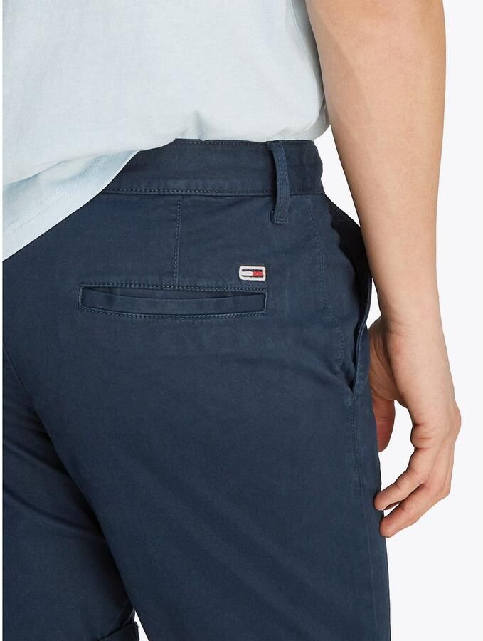 Tommy Jeans Slim fit korte chino van katoenmix model 'SCANTON' - Foto 2