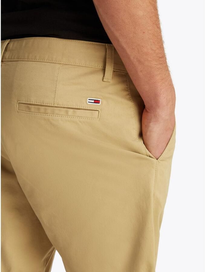 Tommy Jeans Slim fit korte chino van katoenmix model 'SCANTON' - Foto 3