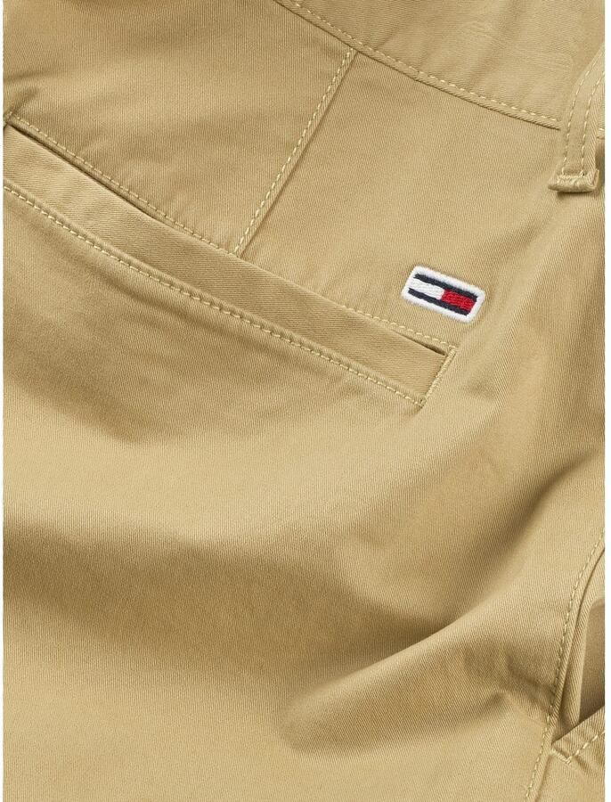 Tommy Jeans Slim fit korte chino van katoenmix model 'SCANTON' - Foto 2