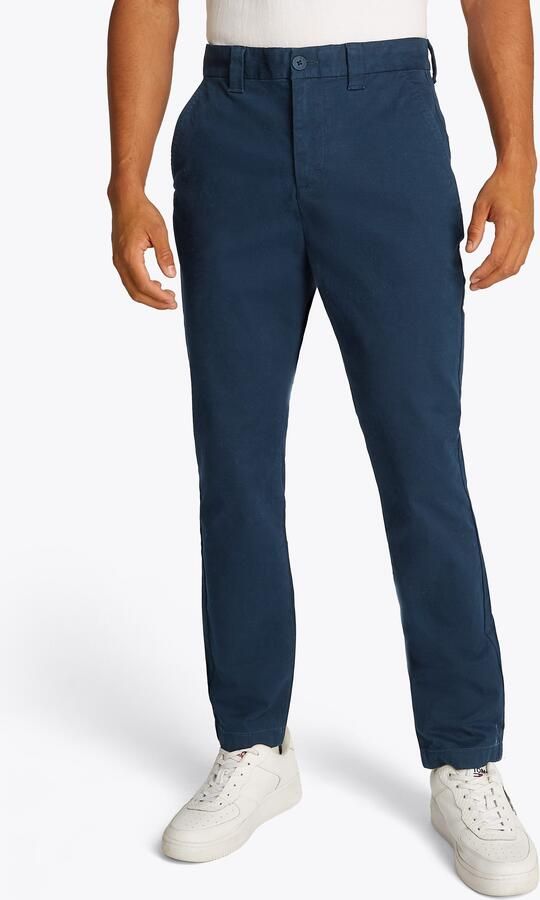 Tommy Jeans Slim Pants Lente Zomer Collectie Katoenmix Blue Heren - Foto 8