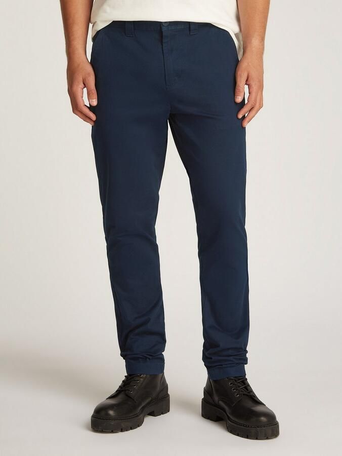 Tommy Jeans Slim Pants Lente Zomer Collectie Katoenmix Blue Heren - Foto 6