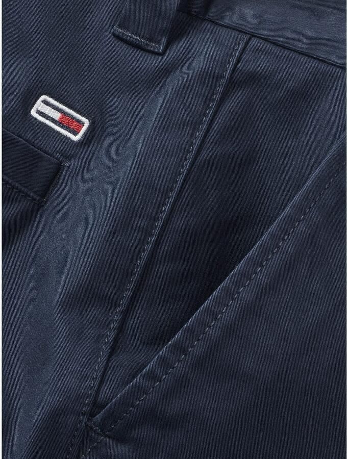 Tommy Jeans Slim Pants Lente Zomer Collectie Katoenmix Blue Heren
