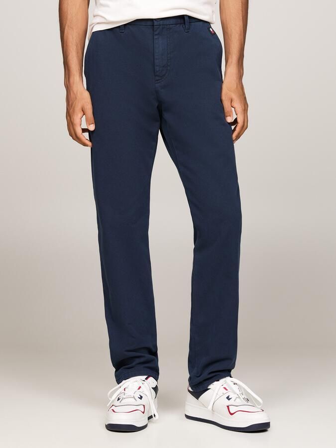 Tommy Jeans Blauwe Chino Broek Casual Stijl Blue Heren - Foto 6