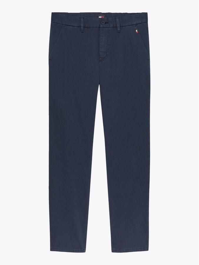 Tommy Jeans Blauwe Chino Broek Casual Stijl Blue Heren - Foto 4