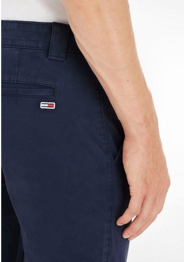 Tommy Jeans Navy Blauwe Chino Broek Slim Fit Blue Heren - Foto 3