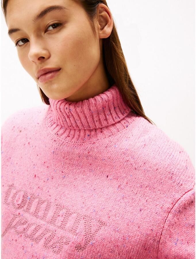 Tommy Jeans Regular fit coltrui met wol model 'NEP' - Foto 2