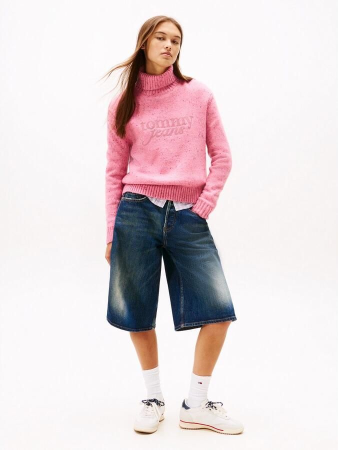 Tommy Jeans Regular fit coltrui met wol model 'NEP' - Foto 3