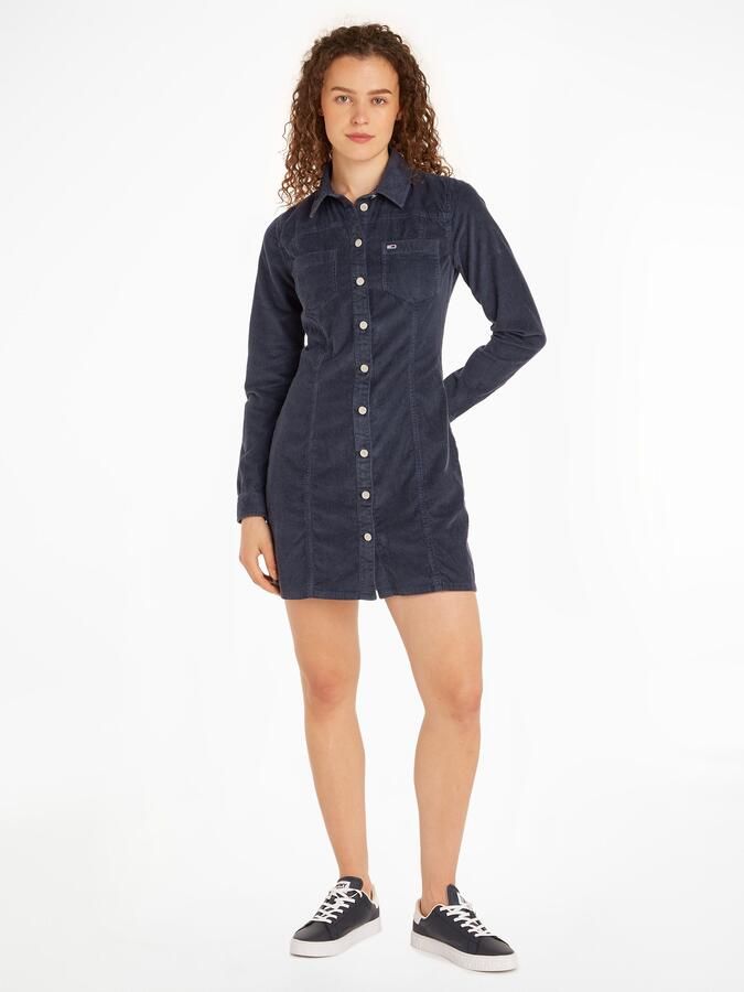 TOMMY JEANS Cordjurk TJW SLIM LS WASHED CORD DRESS - Foto 6