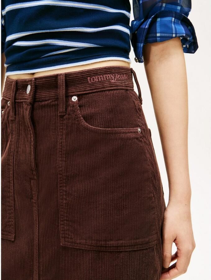 TOMMY JEANS Cordrok TJW CLAIRE UTILITY SKIRT CORD