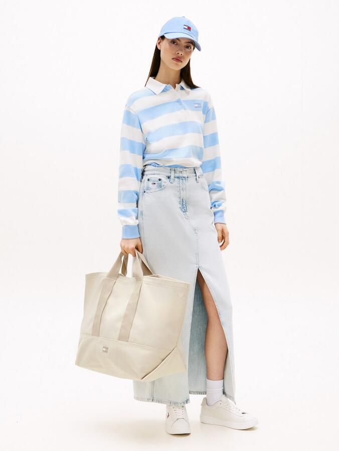 TOMMY JEANS Draagtas TJW TOTE EDITION CANVAS dames handtas shopper schoudertas met logo - Foto 2