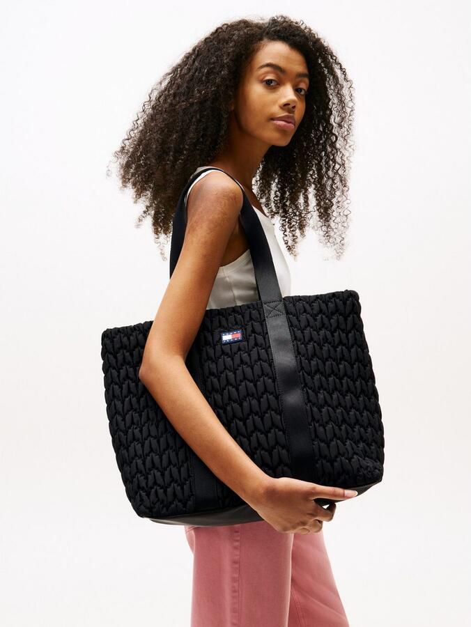TOMMY JEANS Draagtas TJW URBAN QUILTED TOTE dames schoudertas met modieus sierstiksel - Foto 3