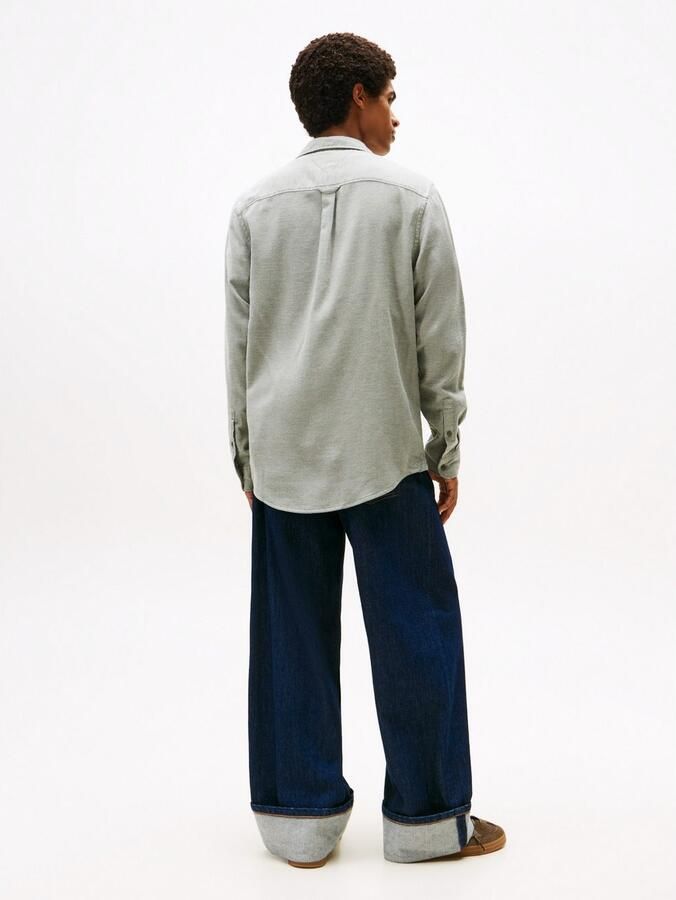 TOMMY JEANS Flanellen overhemd TJM FLANNEL regular fit overhemd met lange mouwen halfgespreide kraag - Foto 4