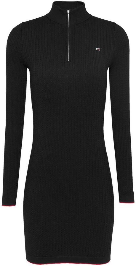 TOMMY JEANS Gebreide jurk TJW 1 4 ZIP SWEATER CABLE DRESS - Foto 4