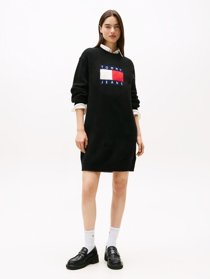 TOMMY JEANS Gebreide jurk TJW FLAG SWEATER DRESS EXT - Foto 5