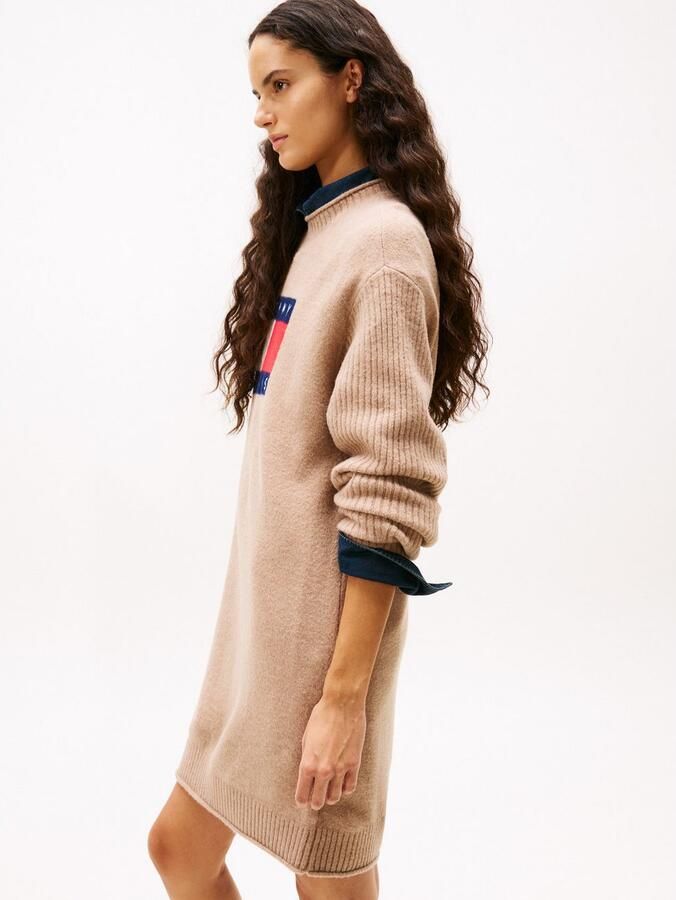 TOMMY JEANS Gebreide jurk TJW FLAG SWEATER DRESS EXT - Foto 3