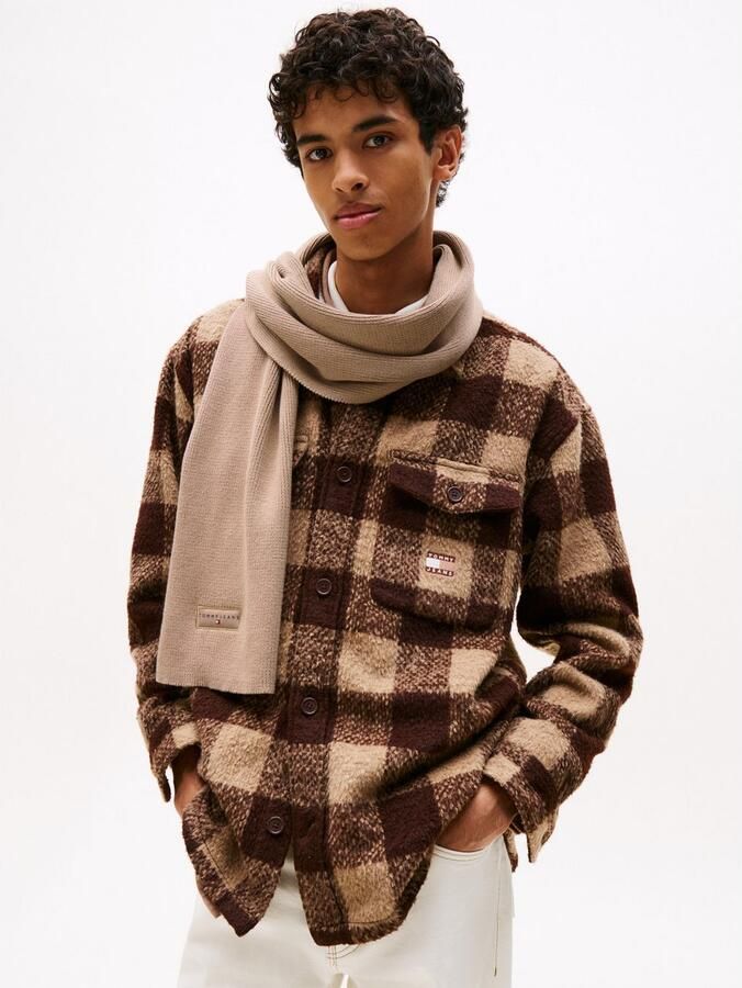 TOMMY JEANS Gebreide sjaal TJM LINEAR in grof breisel - Foto 2