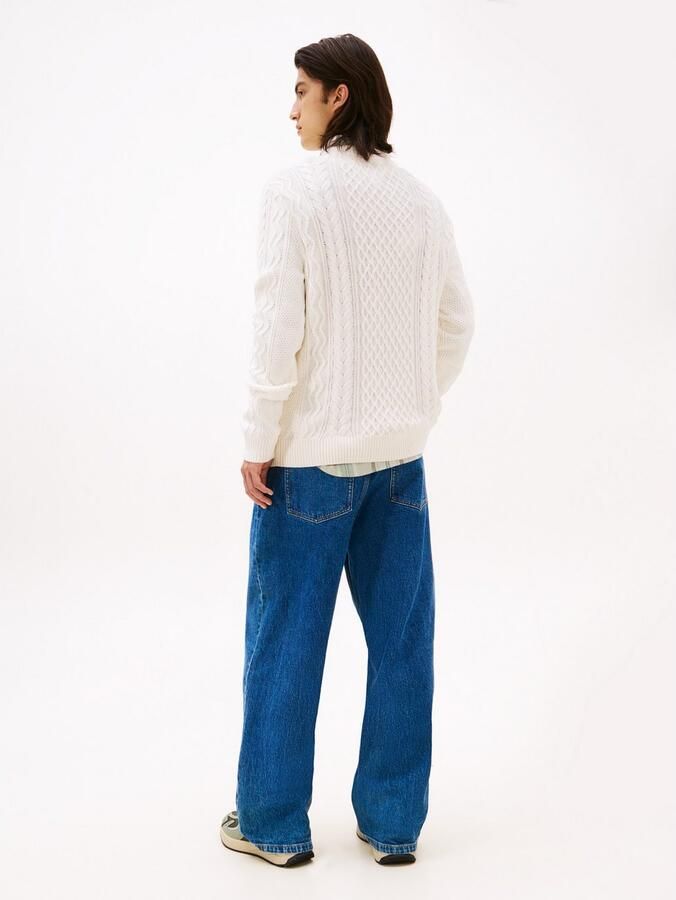 Tommy Jeans Regular fit gebreide pullover van zuiver katoen