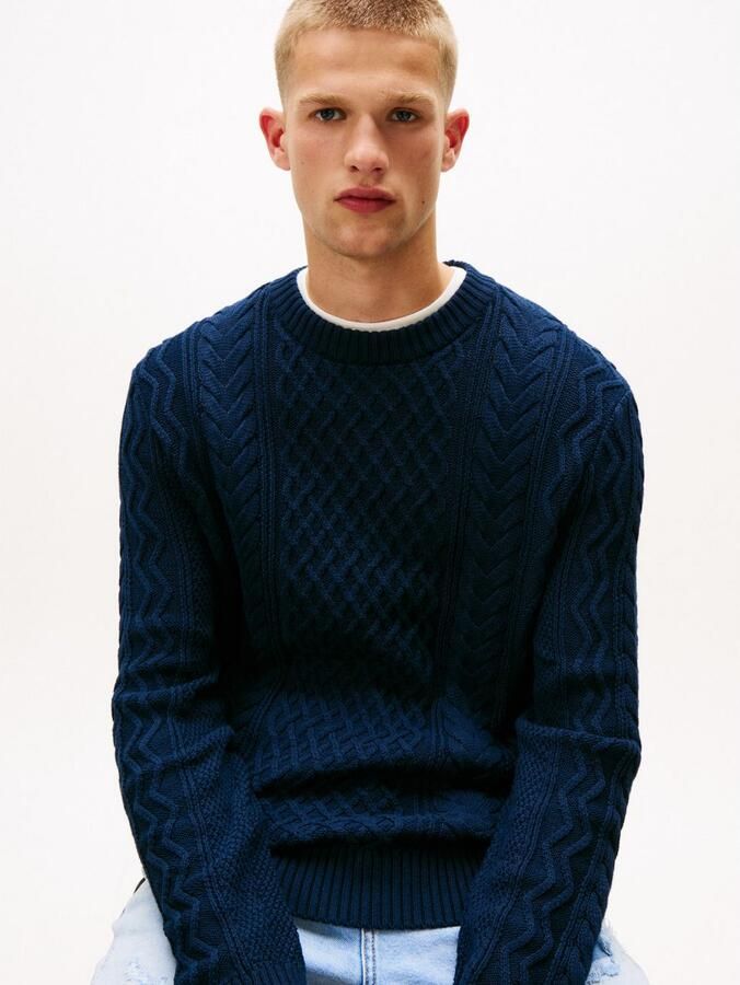 Tommy Jeans Regular fit gebreide pullover van zuiver katoen - Foto 2