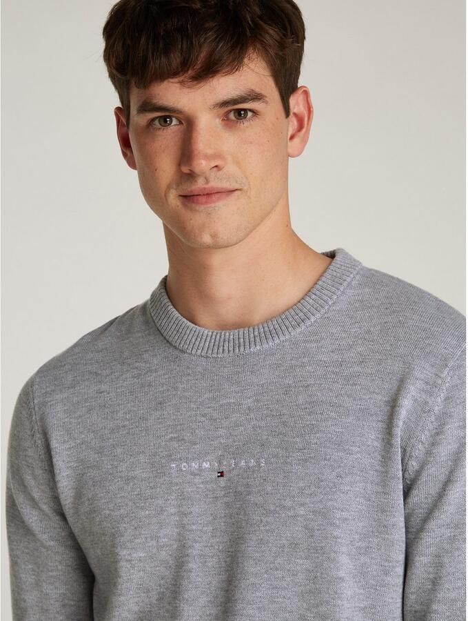 TOMMY JEANS Gebreide trui TJM LINEAR SMALL CHEST SWEATER - Foto 3