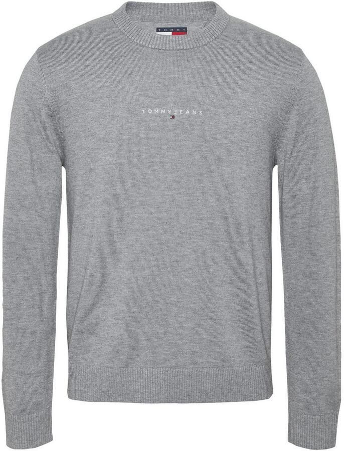 TOMMY JEANS Gebreide trui TJM LINEAR SMALL CHEST SWEATER