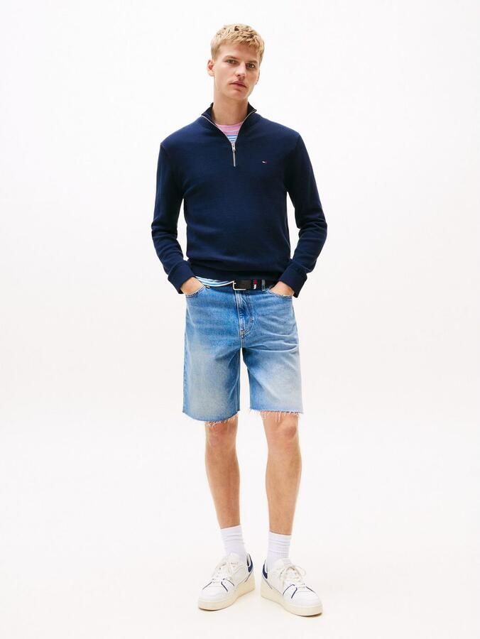 TOMMY JEANS Gebreide trui TJM SLM ESS LIGHT ¼ ZIP SWTR EXT - Foto 9