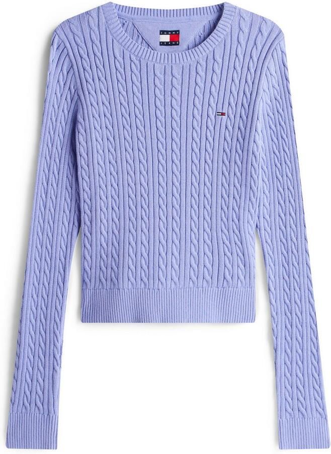 TOMMY JEANS Gebreide trui TJW CABLE ESSENTIAL SWEATER - Foto 4