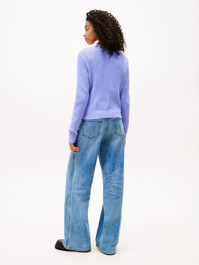 TOMMY JEANS Gebreide trui TJW CABLE ESSENTIAL SWEATER - Foto 3