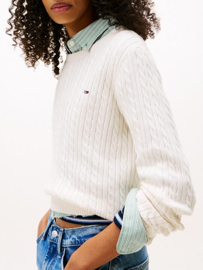 Tommy Jeans Regular fit gebreide pullover van zuiver katoen - Foto 2