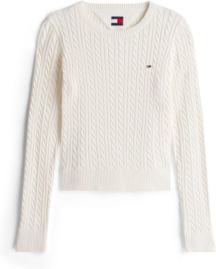 Tommy Jeans Regular fit gebreide pullover van zuiver katoen