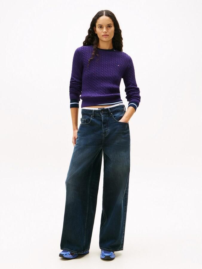 TOMMY JEANS Gebreide trui TJW CABLE ESSENTIAL SWEATER - Foto 2