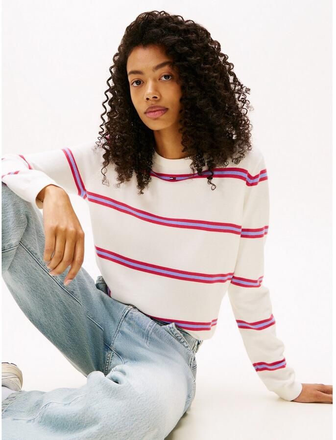 TOMMY JEANS Gebreide trui TJW ESSENTIAL CREW SWEATER EXT - Foto 2