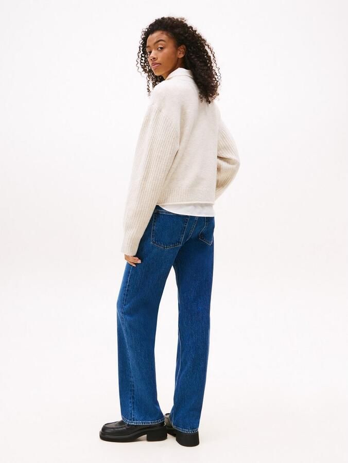 TOMMY JEANS Gebreide trui TJW MELANGE FLAG SWEATER RIB EXT - Foto 4