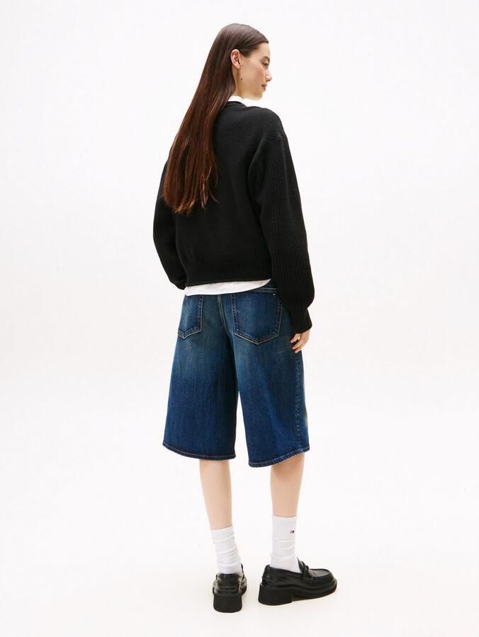 TOMMY JEANS Gebreide trui TJW MELANGE FLAG SWEATER RIB EXT - Foto 4