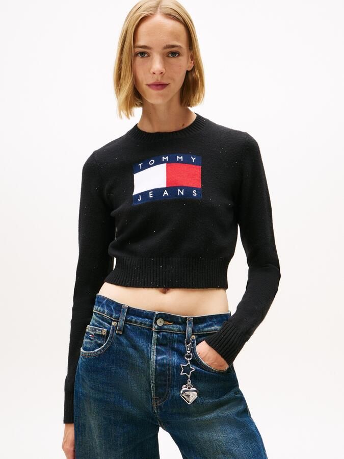 TOMMY JEANS Gebreide trui TJW SPARKLE FLAG SWEATER EXT - Foto 5