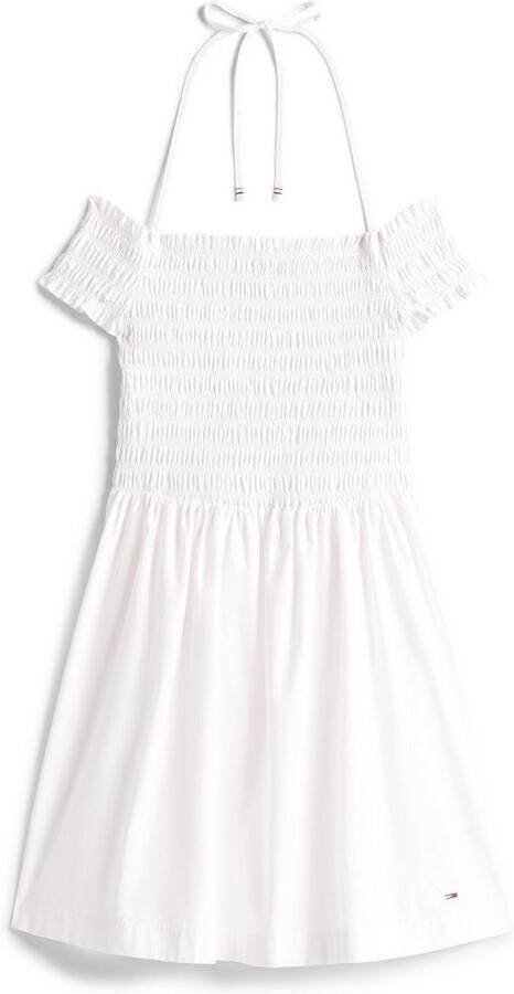 TOMMY JEANS Gesmokte jurk TJW RUCHE F&F POPLIN DRESS EXT - Foto 6